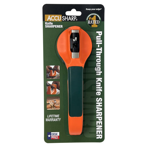 AccuSharp 039C Pull Through Orange AccuSharp Sharpener with Orange composition construction