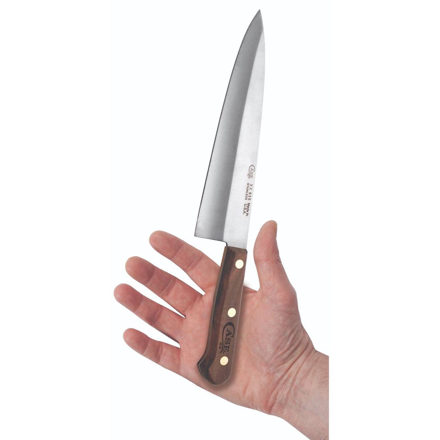 Case 07316 8 Inch Blade Chef''s Knife with Solid Walnut Handle