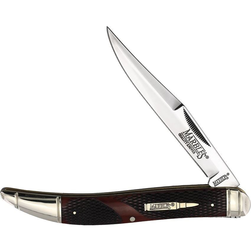 Marbles Toothpick Brown Checkered Bone KB111W