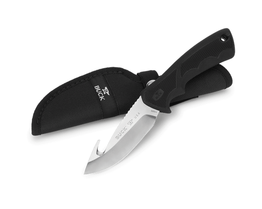 Buck 685 Large BuckLite Max II Guthook Knife with Sheath