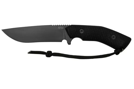 Acta Non Verba Knives M200 Hard Task Fixed Blade Knife Black G-10 (5.25" DLC)