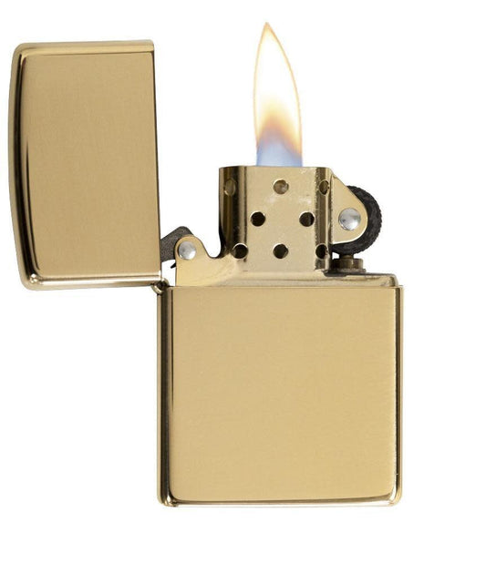 Zippo Armor® High Polish Brass Windproof Lighter