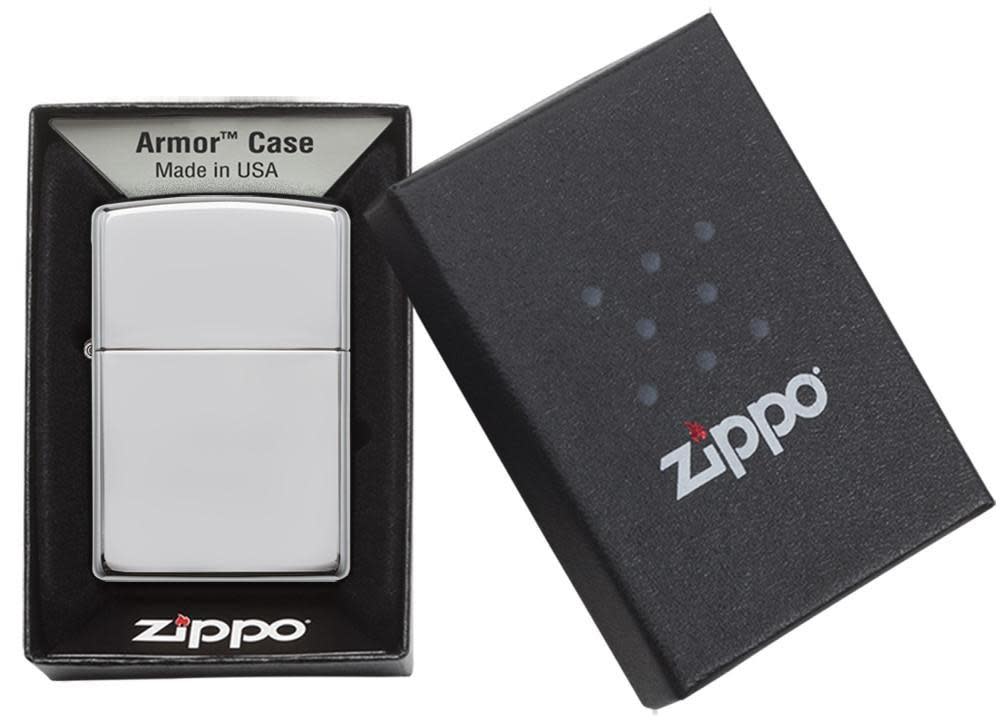 Zippo Armor® High Polish Chrome Windproof Lighter