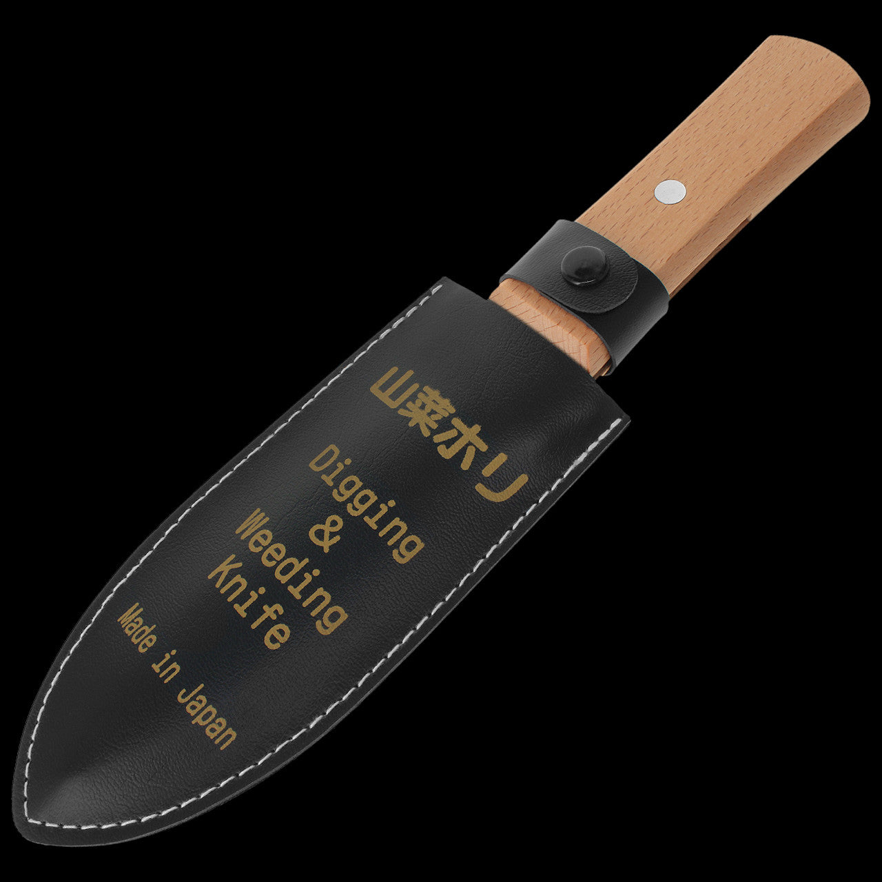 Bonsai Hori Hori Garden Fixed Blade Knife (6.5" Black Serr) BONH30