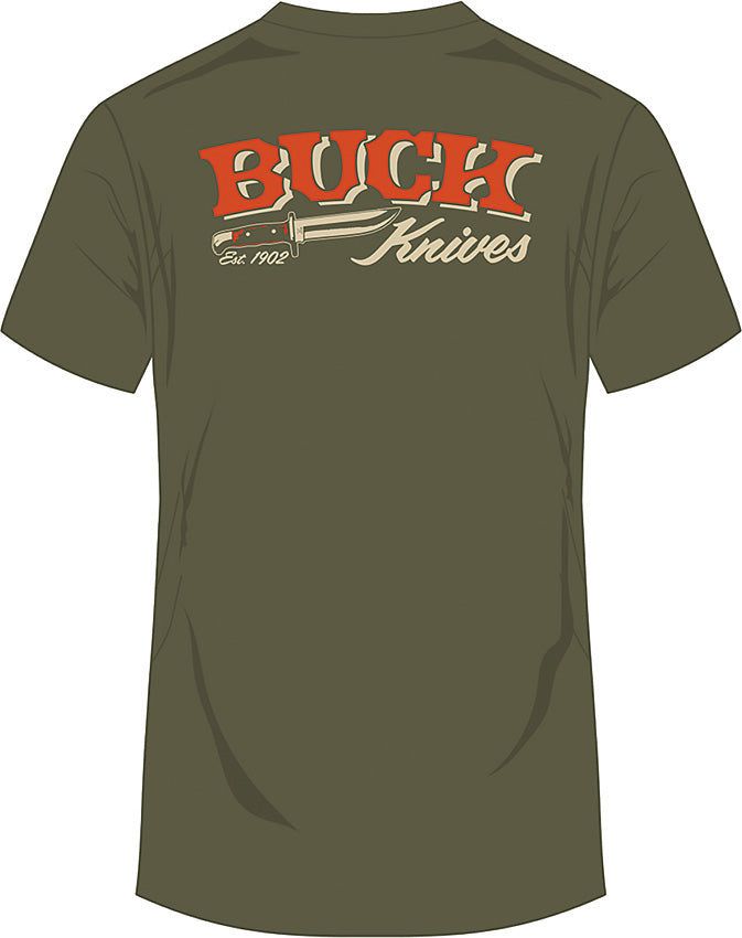 Buck Western T-Shirt 2XL