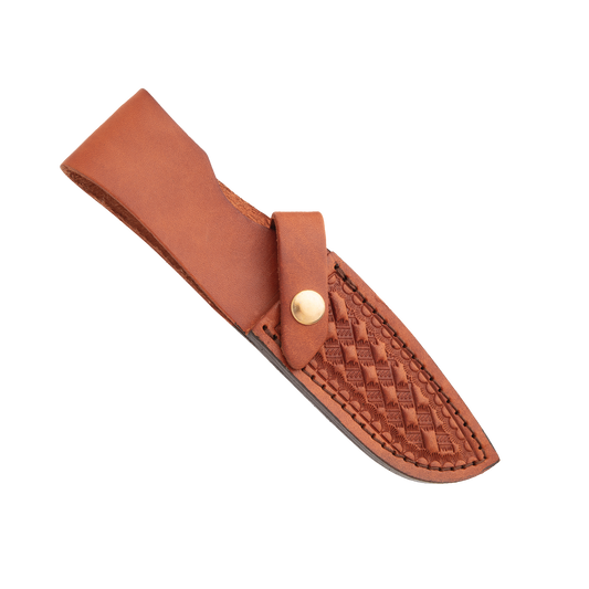 6 1/2" Baby Bowie w/ Leather Sheath - 00 1/2 Pattern - Bear & Son Cutlery - Jacksonville, AL