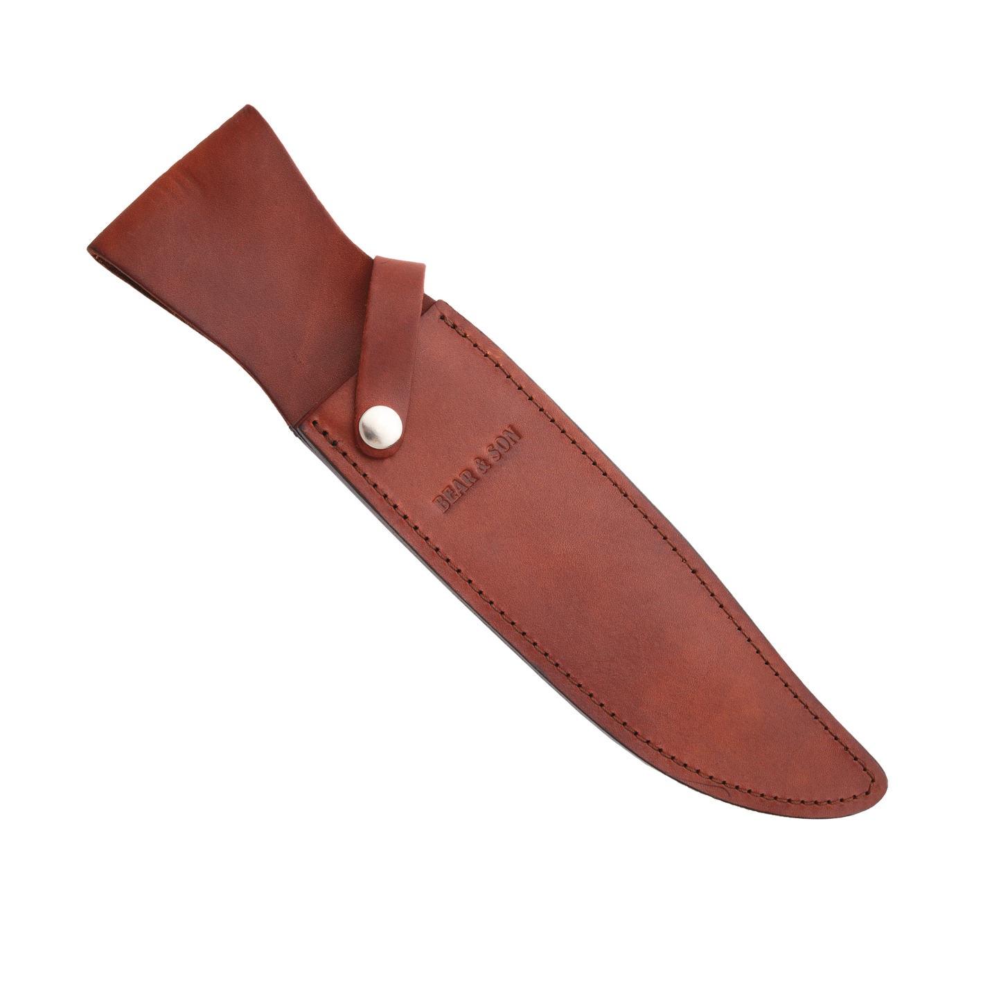 14 3/8" American Bowie Sheath - 02 Pattern - Bear & Son Cutlery - Jacksonville, AL