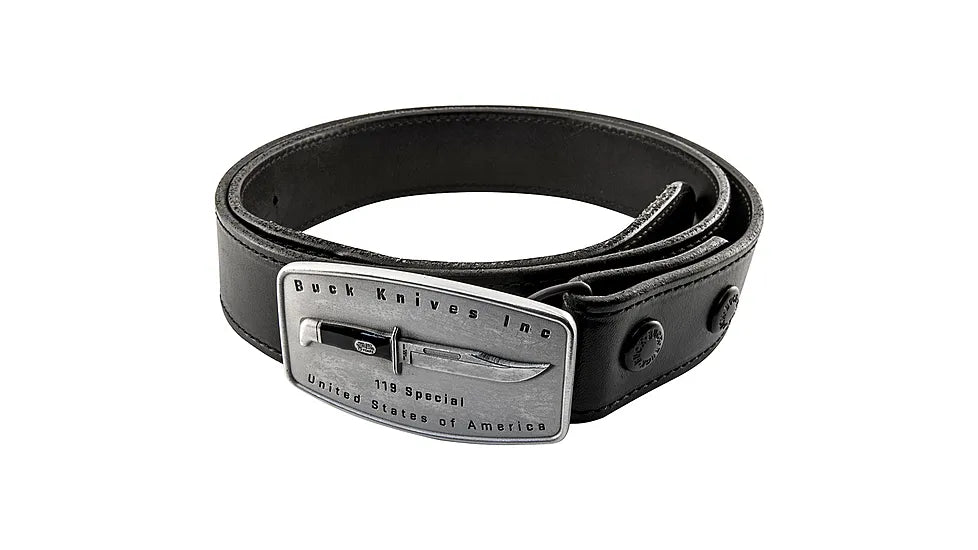 Buck Knives 119 Special Belt Buckle BUBB-NS Fabric/Material: Pewter, Color: Silver