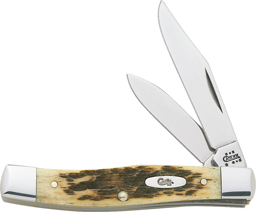 Case Cutlery Small Texas Jack Amber Bone 00077 by Case Cutlery