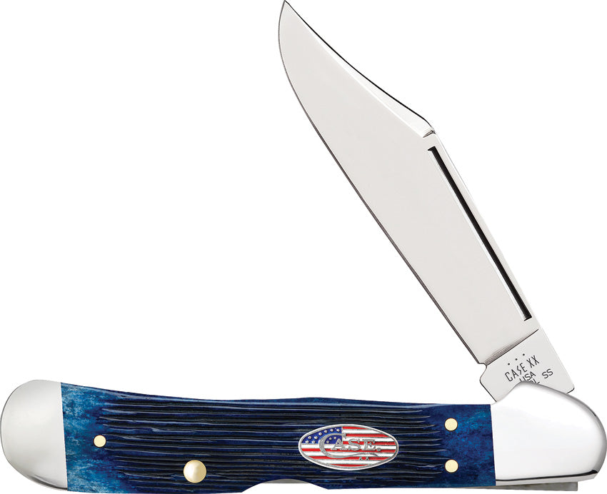 Case Cutlery Copperlock Navy Blue 10749 by Case Cutlery