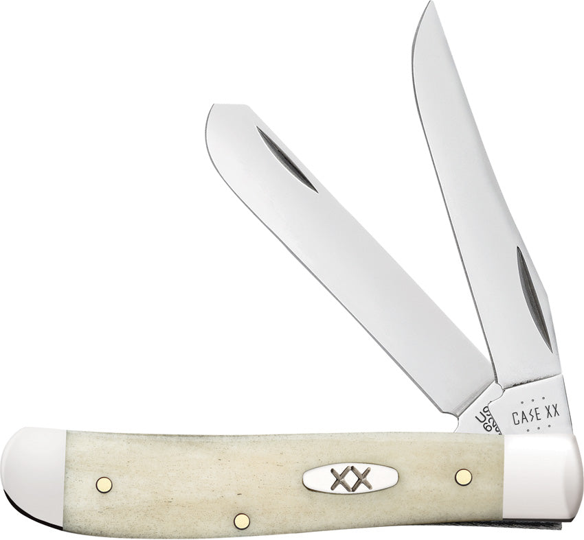 Case Cutlery Mini Trapper Natural Bone 13313 by Case Cutlery