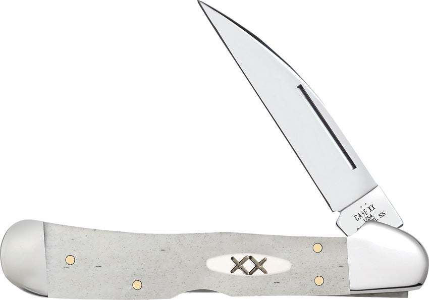 Case Cutlery Copperlock Natural Bone 13319 by Case Cutlery