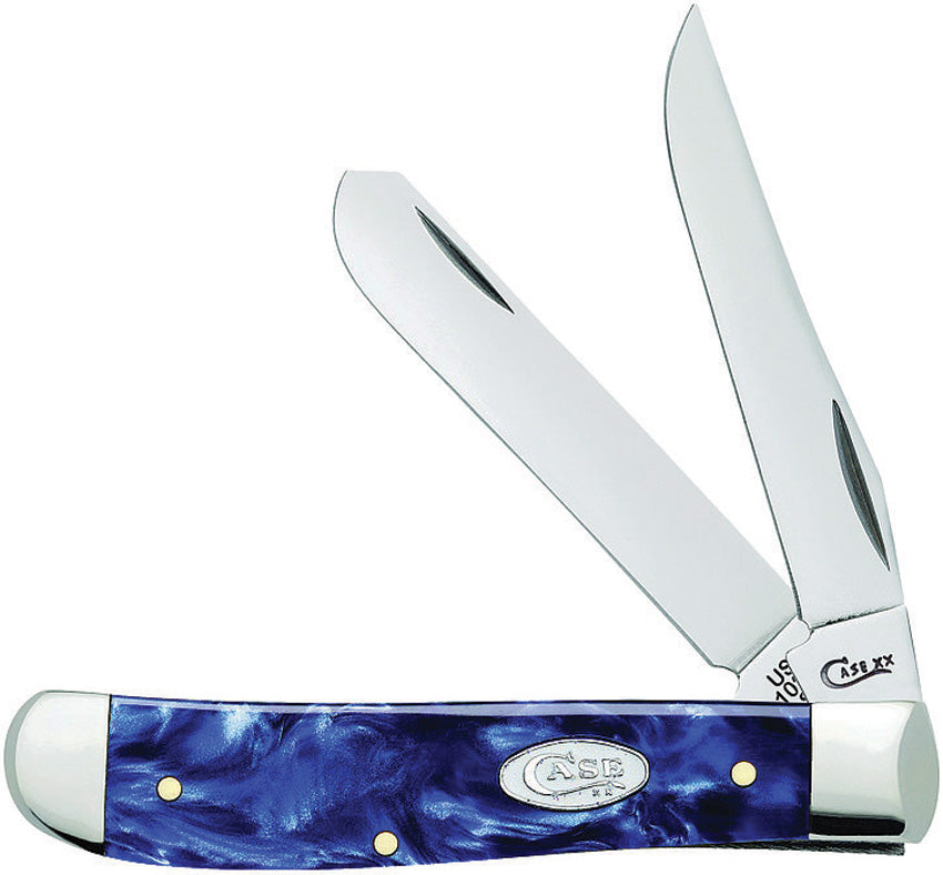 Case Cutlery Mini Trapper Sparxx Blue 23432 by Case Cutlery