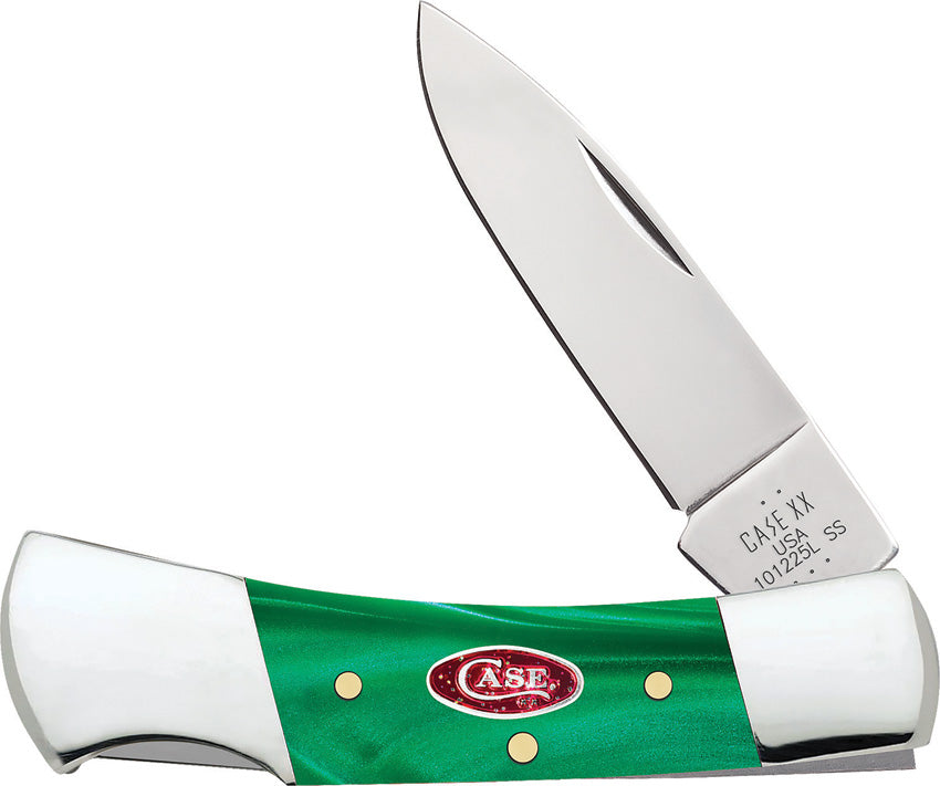 Case Cutlery Lockback Green Pearl Kirini 24415 by Case Cutlery