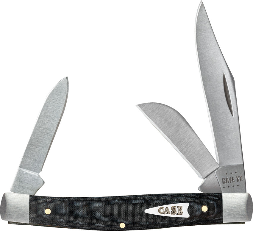 Case Cutlery Stockman Black Micarta 27818 by Case Cutlery