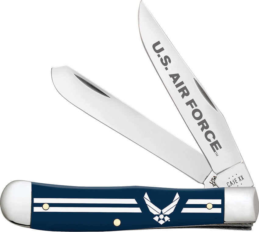 Case Cutlery Air Force Trapper Blue Syn 32413