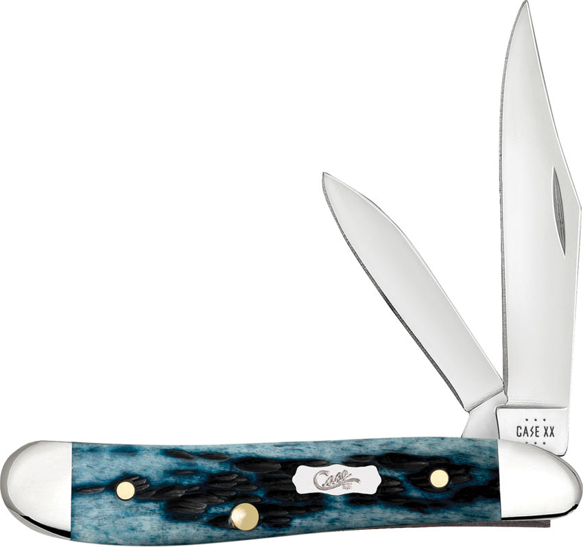 Case Cutlery Peanut Mediter Blue 51858 by Case Cutlery