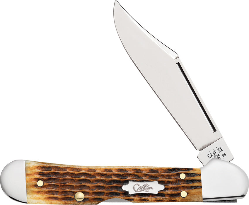Case Cutlery Mini Copperlock Antique Bone 52849 by Case Cutlery