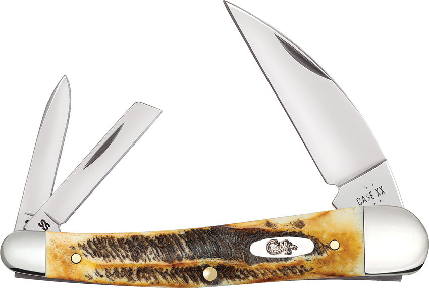 Case Cutlery Seahorse Whittler 6.5 Bonestag 65347 by Case Cutlery