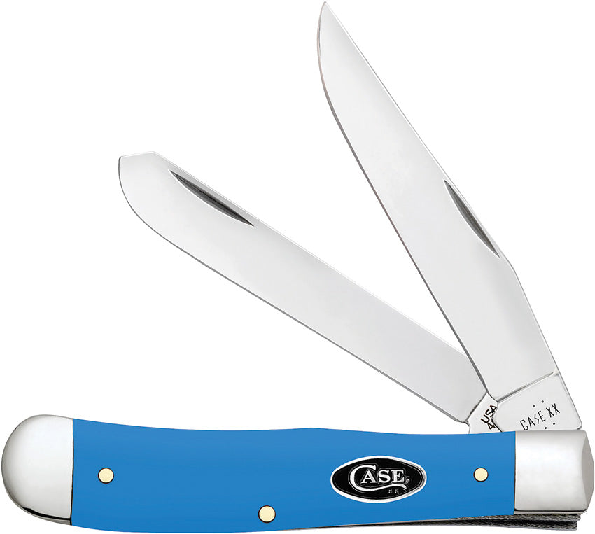 Case Cutlery Trapper Light Blue Synthetic 68900 by Case Cutlery