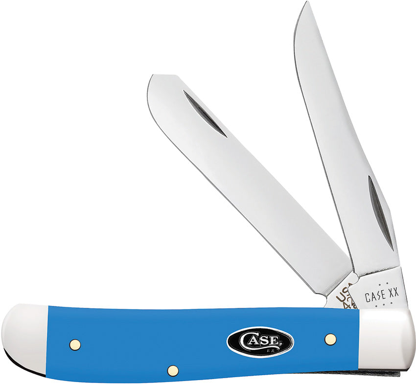 Case Cutlery Mini Trapper Light Blue Synt 68901 by Case Cutlery