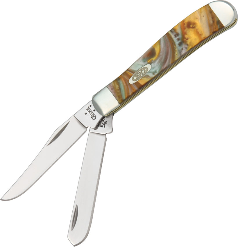 Case Cutlery Mini Trapper Abalone 9207AB by Case Cutlery