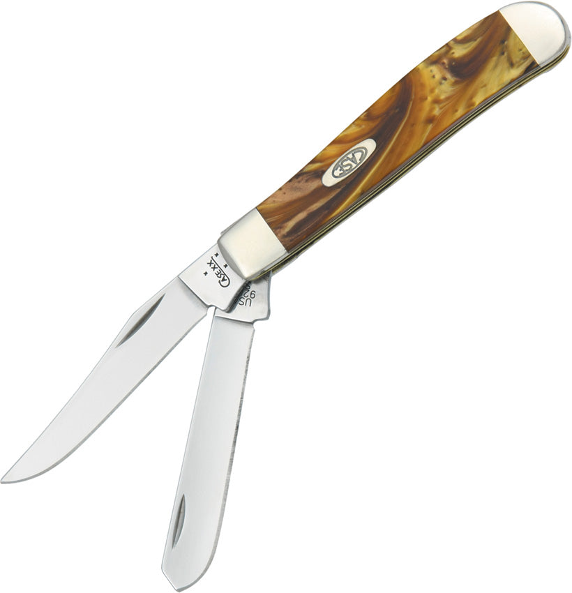 Case Cutlery Mini Trapper Butter Rum 9207BR by Case Cutlery