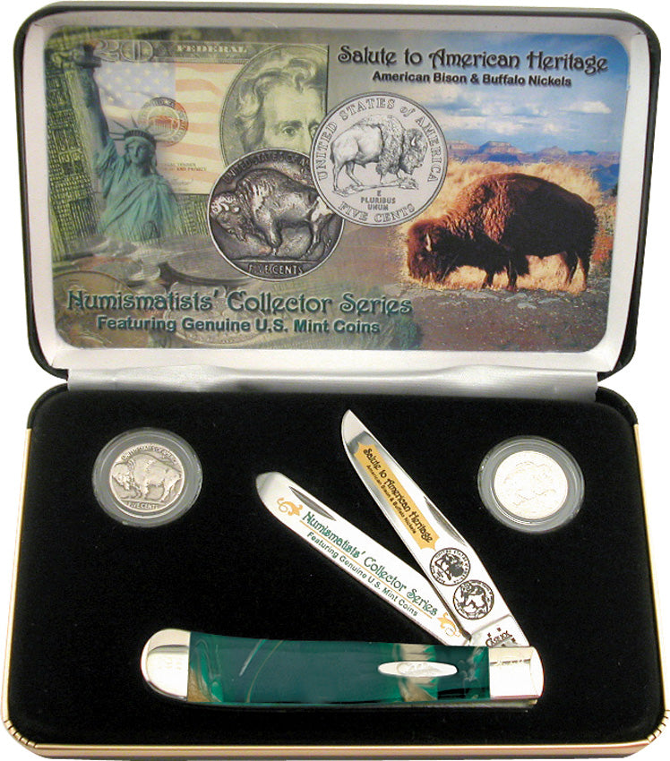 Case Cutlery American Bison/Buffalo Nickels CATBUFCE by Case Cutlery