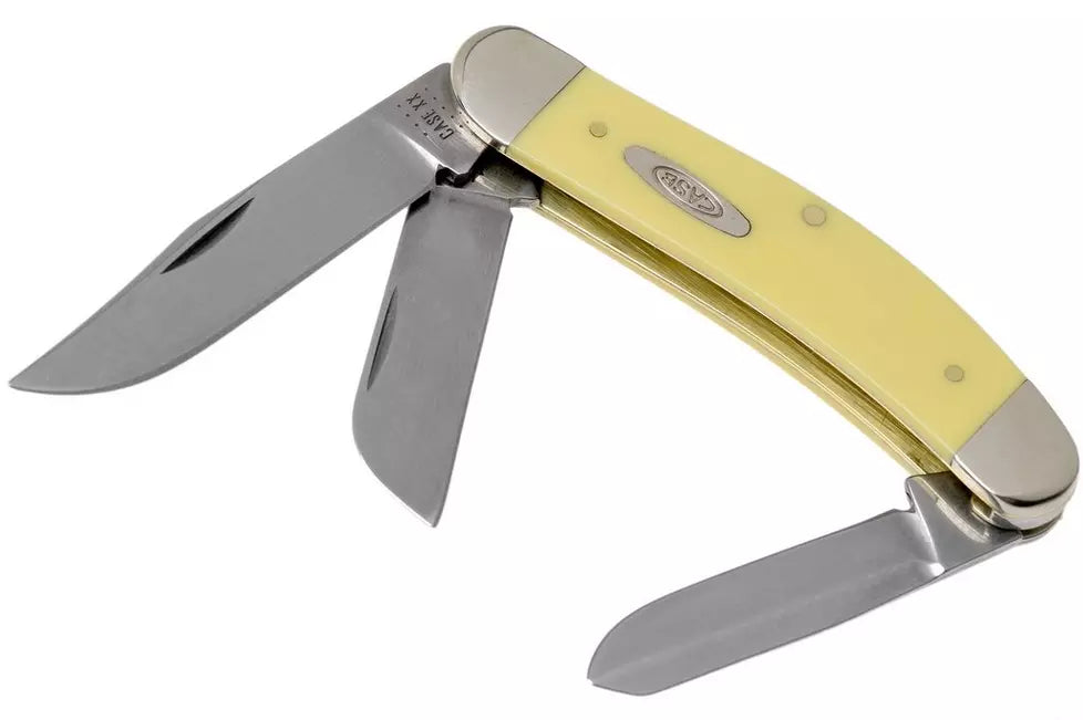 Case Medium Sowbelly Yellow Synthetic 30118, TB3339 CV pocket knife