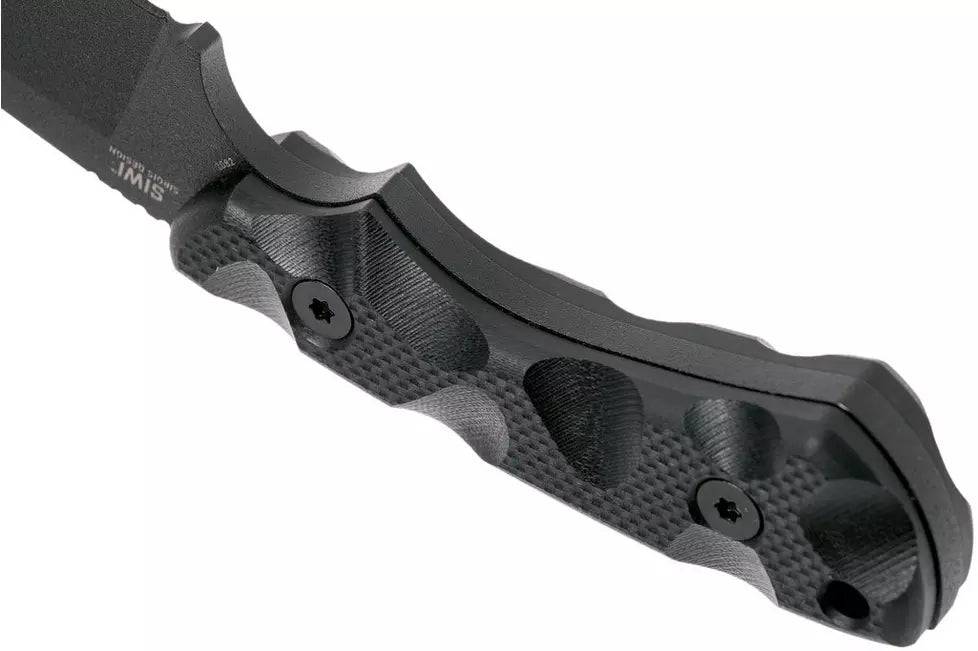 CRKT Siwi Drop Point Fixed Blade Knife Black G-10 (3.34" Black) 2082