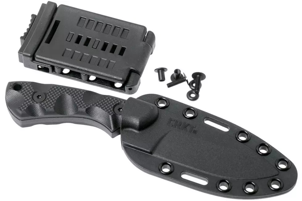 CRKT Siwi Drop Point Fixed Blade Knife Black G-10 2082
