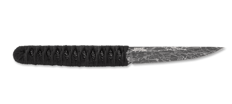 CRKT Obake Fixed Blade Tactical Knife – Cord Wrapped Handle