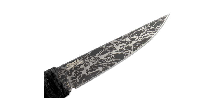 CRKT Obake Fixed Blade Tactical Knife – Cord Wrapped Handle