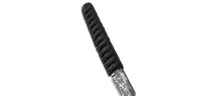 CRKT Obake Fixed Blade Tactical Knife – Cord Wrapped Handle