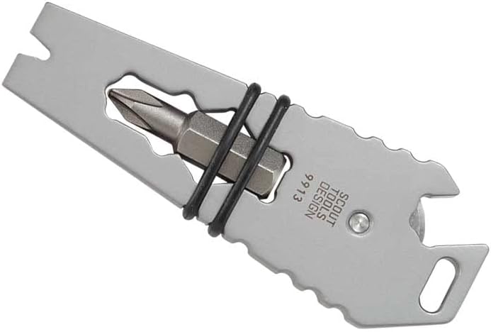 CRKT Pry Cutter Keychain Tool – Compact Stainless Steel Multi-Tool