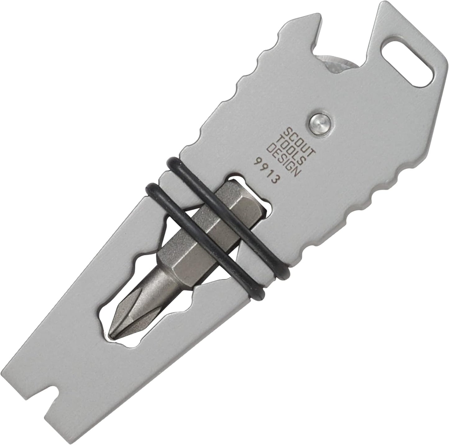 CRKT Pry Cutter Keychain Tool – Compact Stainless Steel Multi-Tool