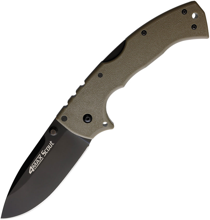 Cold Steel 4-Max Scout Lockback DE CS-62RQ-DEBK-BRK by Cold Steel