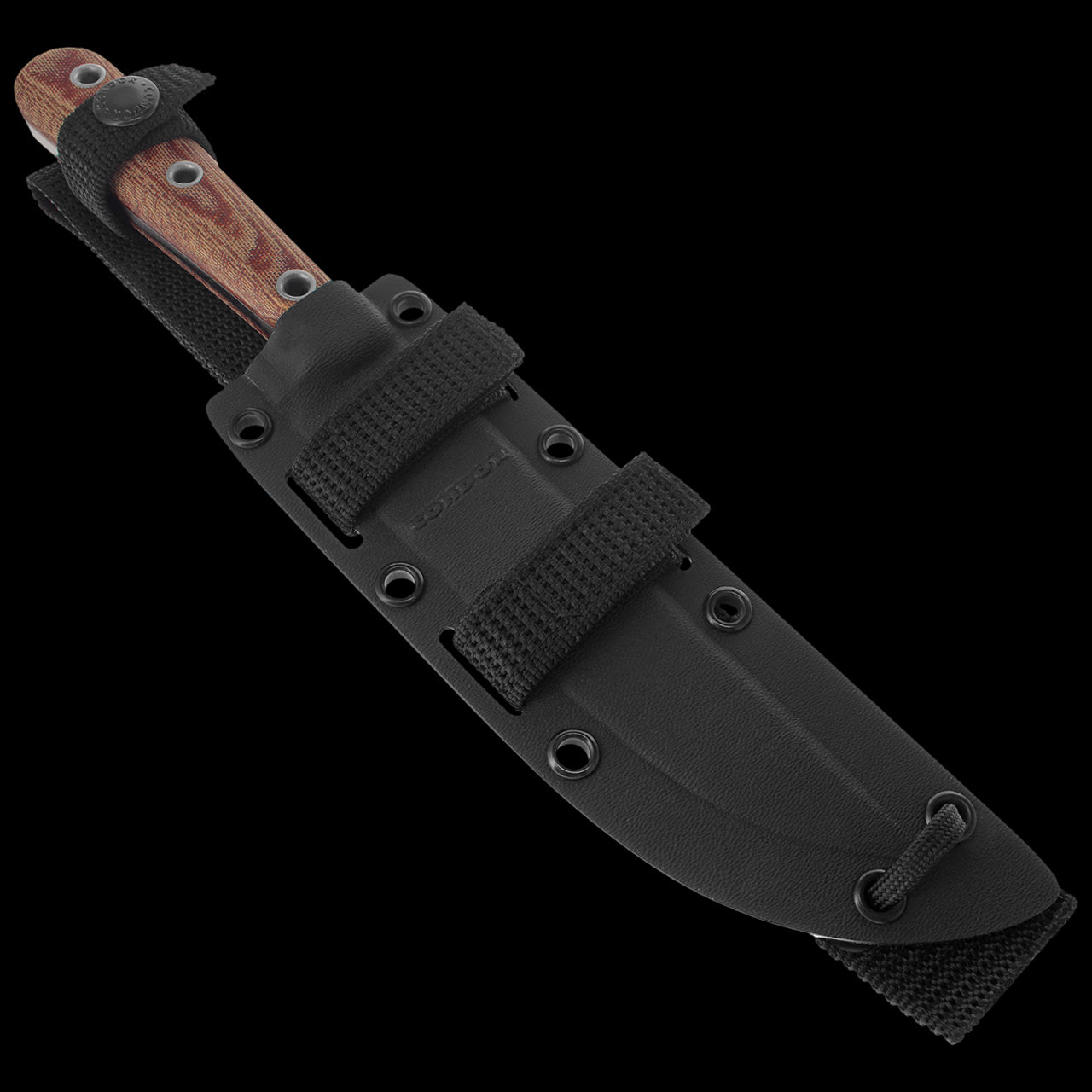 Condor 181556 Skirmish Steel Blade Knife with Natural Canvas Micarta Handle