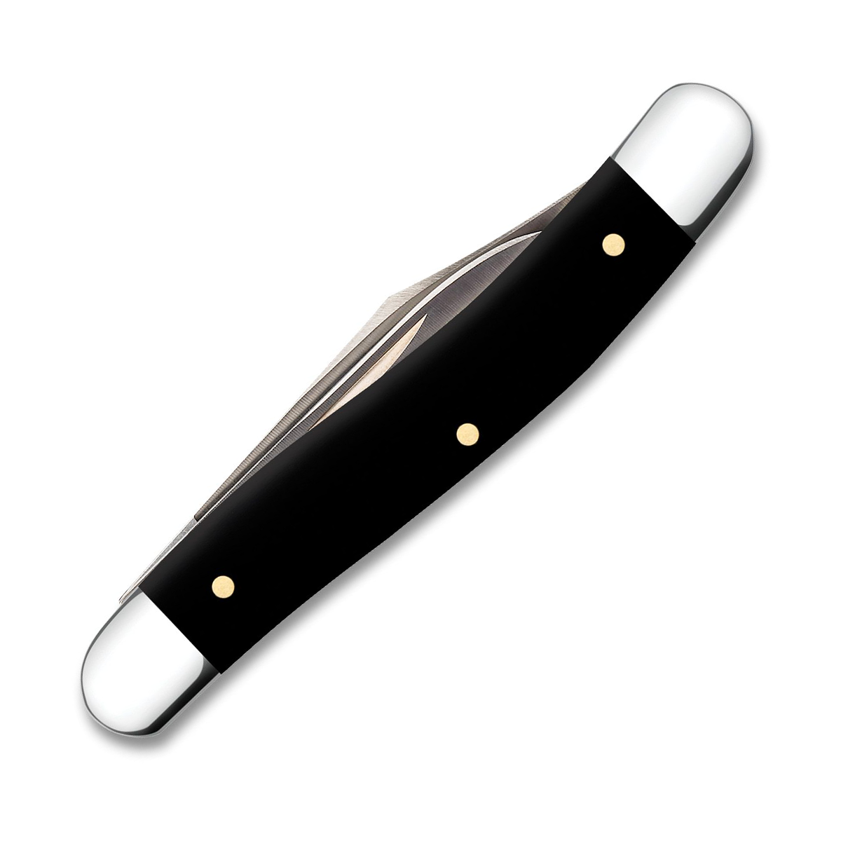 Case 220 Two Blade Jack Folding Knife with Stainless Clip and Pen Blades