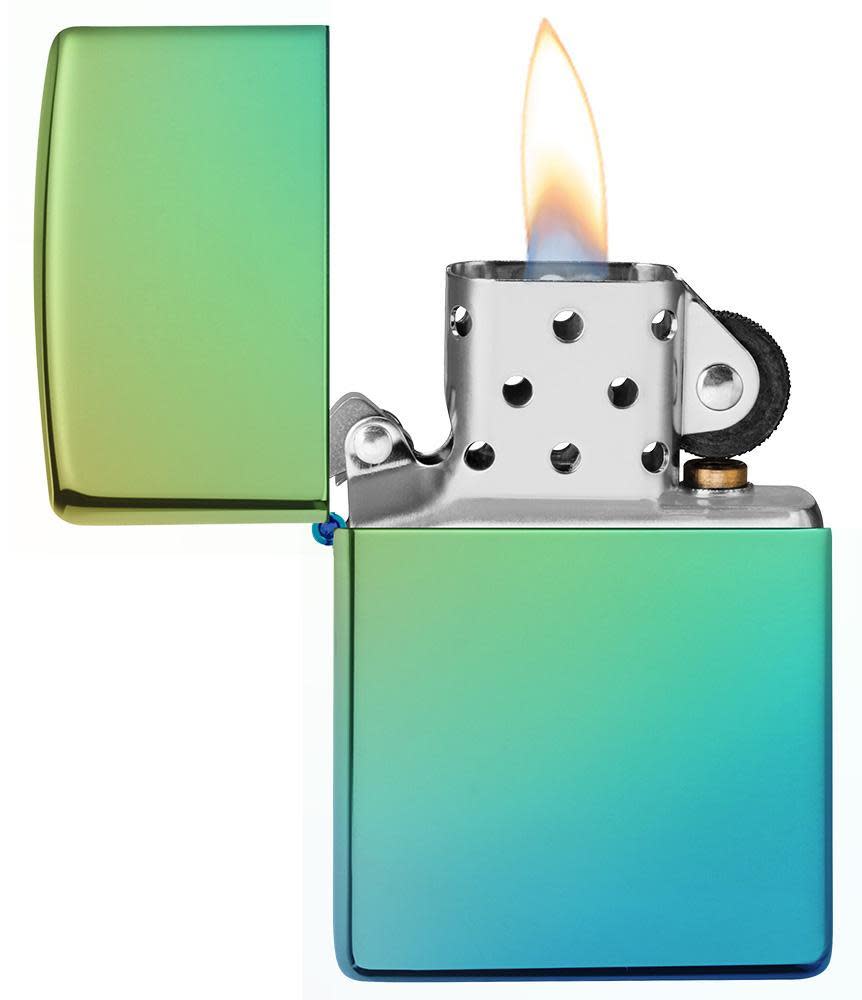 Classic High Polish Teal Zippo Lighter