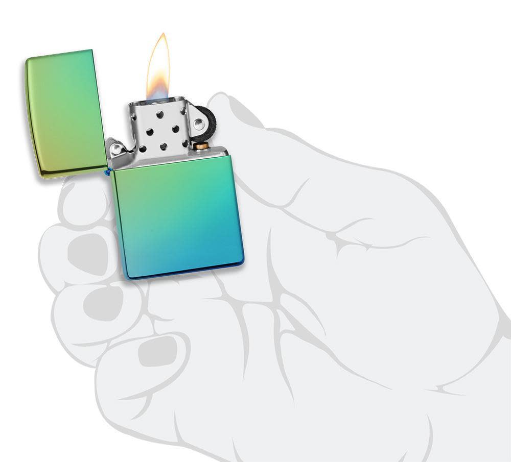 Classic High Polish Teal Zippo Lighter