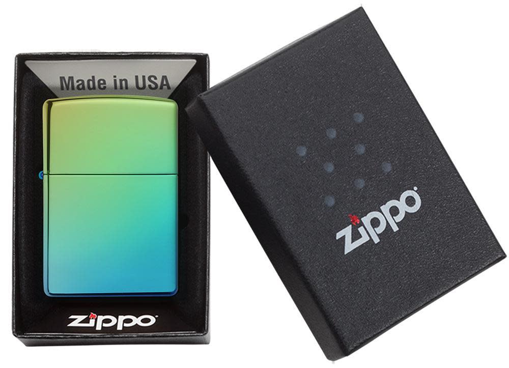 Classic High Polish Teal Zippo Lighter
