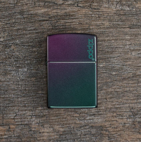 Zippo Classic Iridescent Zippo Logo Windproof Lighter
