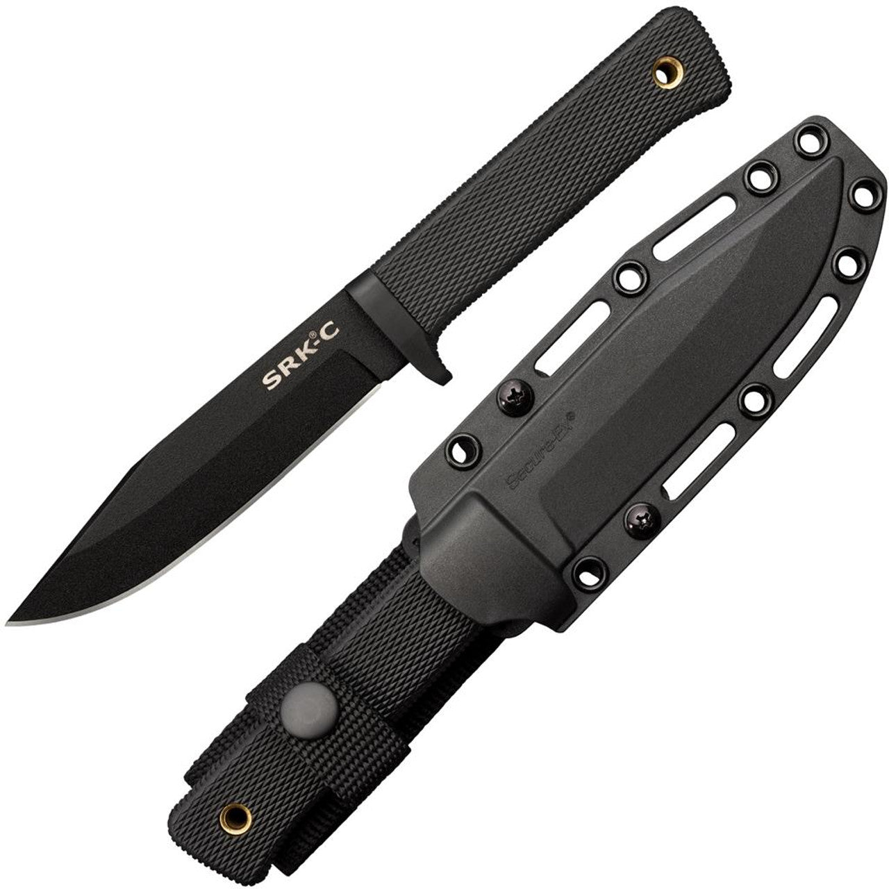 Cold Steel SRK Compact SK-5 Knife | Fixed Blade with Secure-Ex Sheath – Mjoutdoorsgear UK