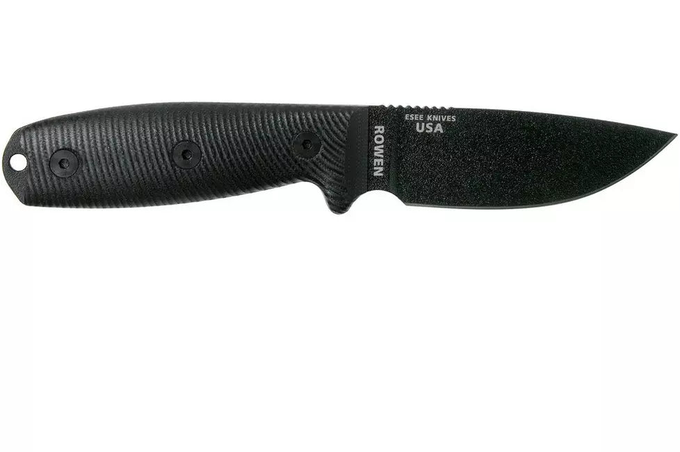 ESEE-3 3D Handle-Black G10 (3.88" Black 1095) ESEE-3PMB-001