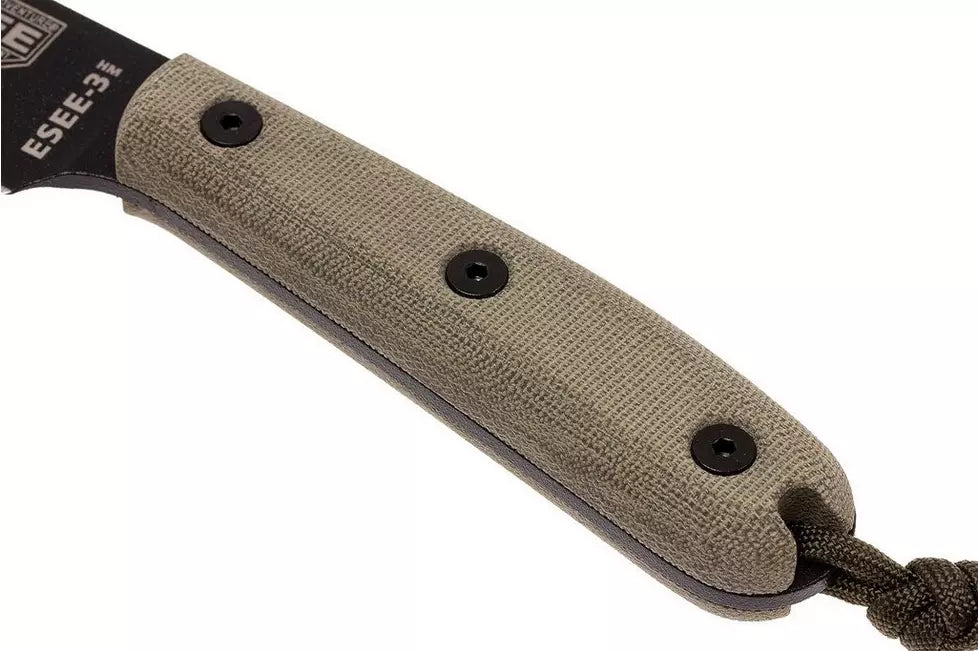 ESEE Model 3HM bushcraft knife Modified Handle