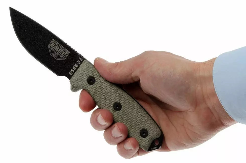 ESEE Knives ESEE-3MIL-S Knife Green Sheath