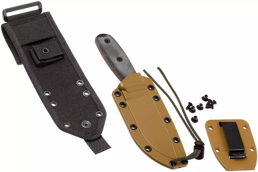 ESEE Model 4 Tactical Black Plain Edge ES-4PMB