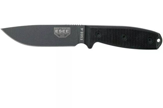 ESEE-4-Black G10 (4.5" Tactical Gray 1095) ESEE-4p-TG-B