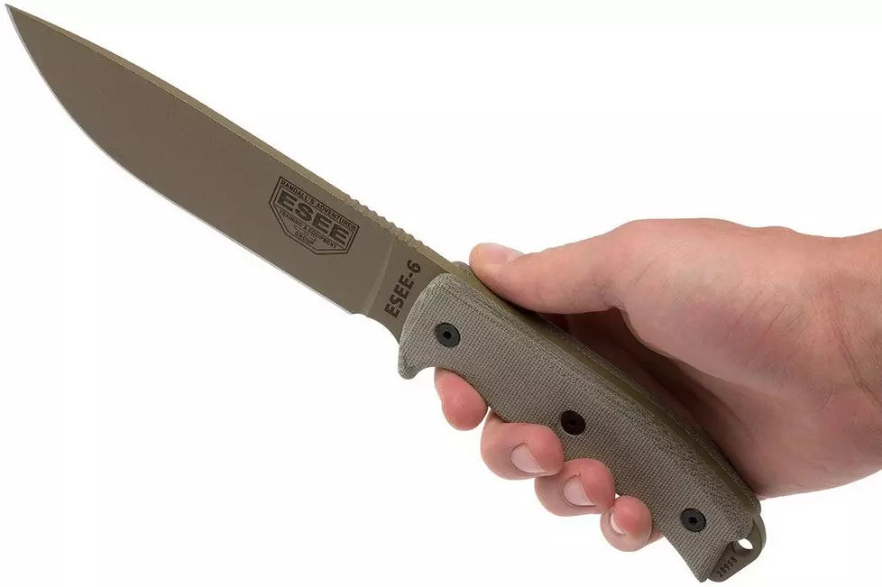 ESEE Knives Model 6 Tactical Dark Earth Plain Edge 6P-DE